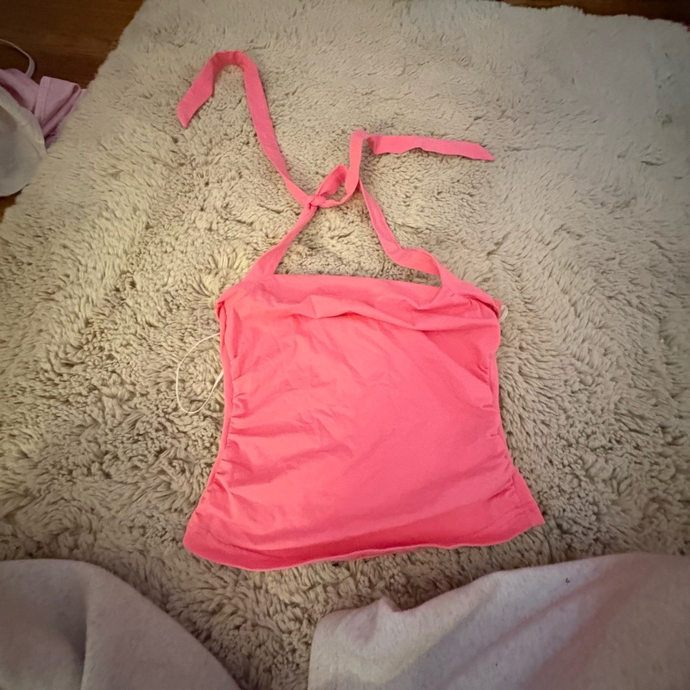Pink Halter Top